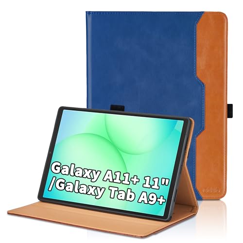 Housse protection Galaxy Tab A9+ bleu pour le travail et la maison