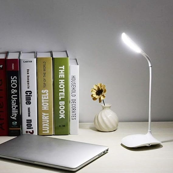 MARMIX 3-Colour Mode LED Study Desk Lamp Adjustable Brightness Table Lamp, Plastic White Light for Home, Office, and Study-image-43