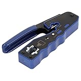 [Connexions sécurisées et fiables] La conception standard de cet outil de sertissage garantit un alignement parfait avec les connecteurs RJ45, évitant tout problème de déconnexion.les connexions serties sont fermes et durables garantissant des performances réseau stables même en cas d'utilisation intensive.