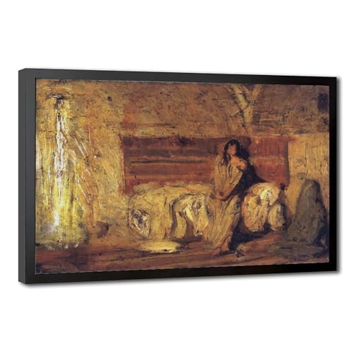 Toile Henry Ossawa Tanner Annunciation solution decoration murale compacte pour petit bureau
