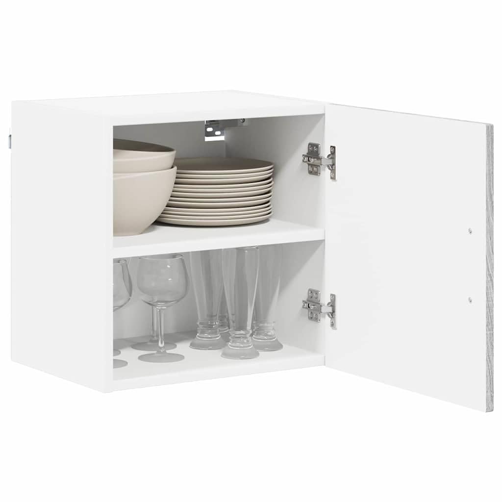 Panneau rectangulaire en bois meuble mural Lucca 40x31x40 cm anti humidite
