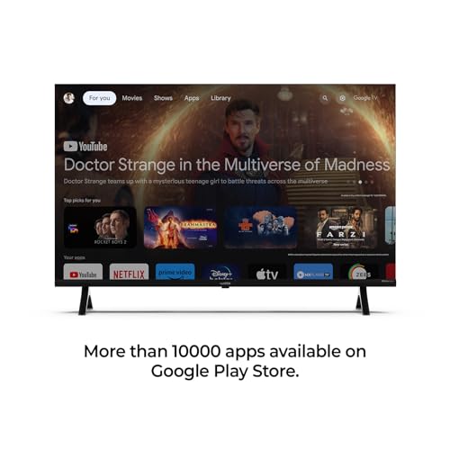 Image of Wobble 127 cm (50 inches) QD Series 4K Ultra HD Smart QLED Google TV WB50GTAW9602QD (Black)