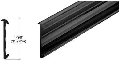 CRL Black Price Tag Molding Extrusion - 12 ft Long