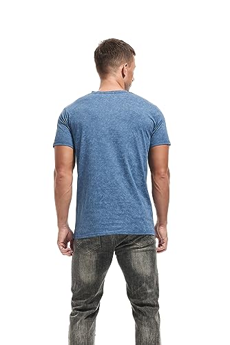 KLIEGOU Mens Short Sleeve Crew Neck T-Shirt - Casual Stylish Tees S - XXXL