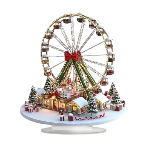 Décoration de Noël en acrylique rockible pour raviver la magie des fêtes à la maison