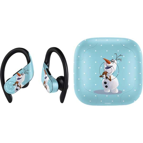 Skinit Decal Audio Skin Compatible with PowerBeats Pro - Officially Licensed Disney Frozen Olaf Polka Dots Design