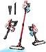 Produktbild Akku Staubsauger, 17000Pa Kabelloser Staubsauger 4 in 1 Stielstaubsauger Staubsauger Kabellos mit LED Elektrobürste Akkustaubsauger für Harte Böden Teppiche und Tierhaare Handstaubsauger
