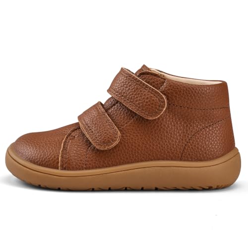 Lauflernschuhe Kinder Barfussschuhe Kita Unisex Kinderschuhe Braun,25