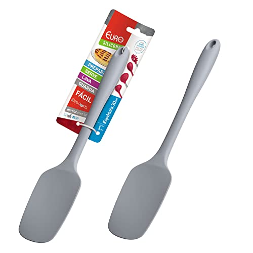 Espátula 30cm de Silicone Cinza, SIL2706 CZ, Euro Home