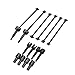 VGEBY RC CVD Drive Shaft Set, RC Car CVD Drive Shaft Dogbone Wheel Stub Axle Cup Set for 144001 124018 124019 124019 Cvd Drive