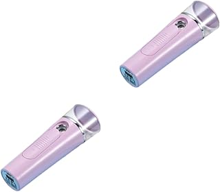 Beavorty 2Pcs Portátil Facial Pulverizador Elétrico Nano Névoa Pulverizador Portátil Spray Facial Nanômetro Spray Nano Spray Facial Spray Névoa Nano Spary Mini Rosto Vapor