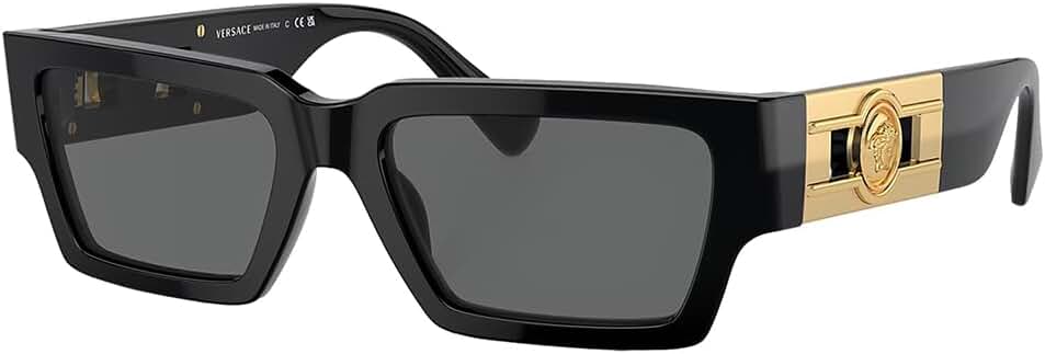 アラビア　BERSA 24㎝　ヴィンテージ Amazon.com: Versace Unisex Sunglasses Black Frame, Dark Grey