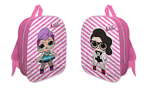 Zainetto Lol Con Paillettes Reversibile Bimba Rosa