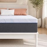 Slomix Full Size Mattress 12 Inch, Gel Memory Foam Mattress with Medium Firm Support, 3-Layer Foam, Motion Isolation, Edge Support, Soft Knitted Cover, Mattress in a Box