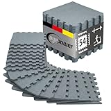 PROTECTION PROFESSIONNELLE DU SOL - Tapis de sport robuste et résistant aux chocs avec bordures : protège parquet, stratifié et carrelage contre rayures et bosses causées par tapis de course ou banc.
