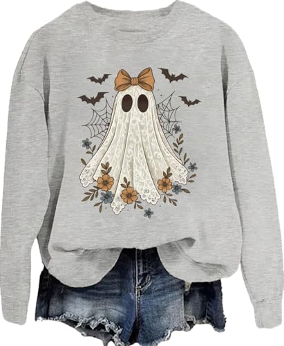 Halloween Ghost Sweater Ghost Sweatshirt & Hoodie Lace Ghost Sweatshirts For Women Men