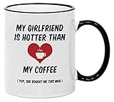 Valentines Day Gifts for Him. 11 oz Funny Valentine's Mug. Gift Idea for Boyfriend on Anniversary or...