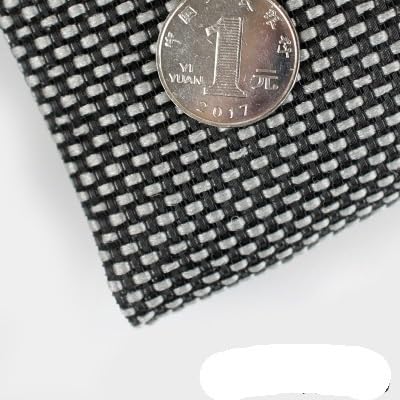 SinseD Speaker Grill Cloth,Speaker Fabric Speaker mesh Cover Cloth Antique Audio Sound-Transparent dust-Proof mesh Cloth Hard Thick Brown Black Gray Speaker Surface (Color : Brown Black(0.5m X 1.5m))