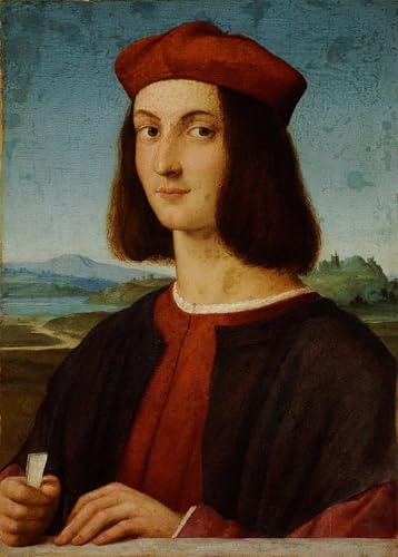 Toile Portrait de Pietro Bembo par Raphael Art Décoratif 60x90