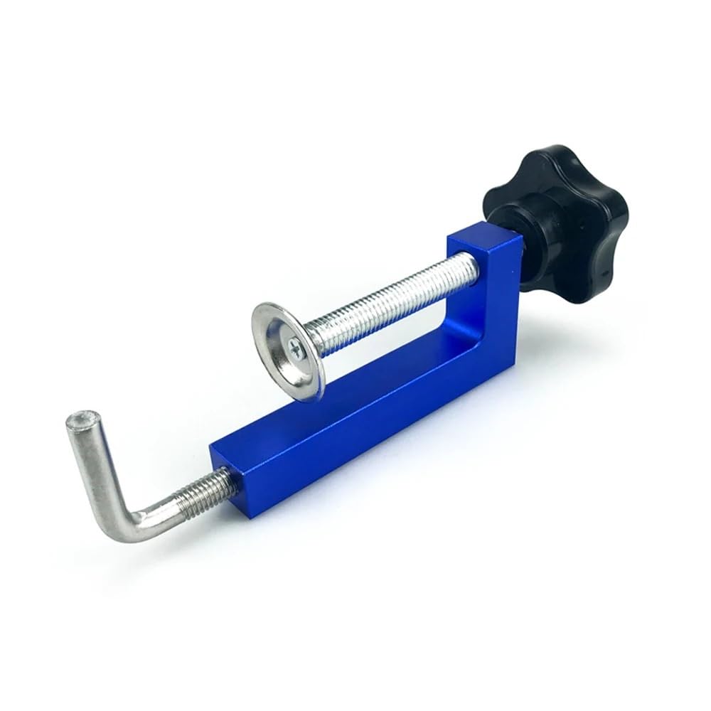 Tool Box for Home Fence Clamps 360 Rotating Adjustable Fixed G Clamps Fast Fixed Clamp Woodworking Tools(Blue)
