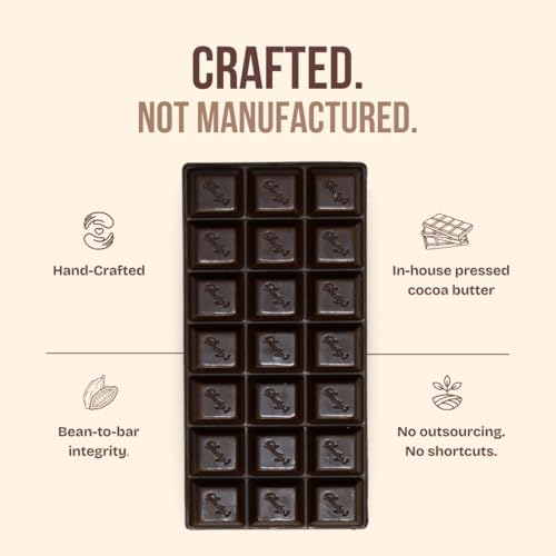 Image of Soothys 55% Dark Craft Chocolate Classic Bar | 88gms | Handcrafted with Single-Origin Cocoa | Gift for Her /Him | No Artificial Flavours