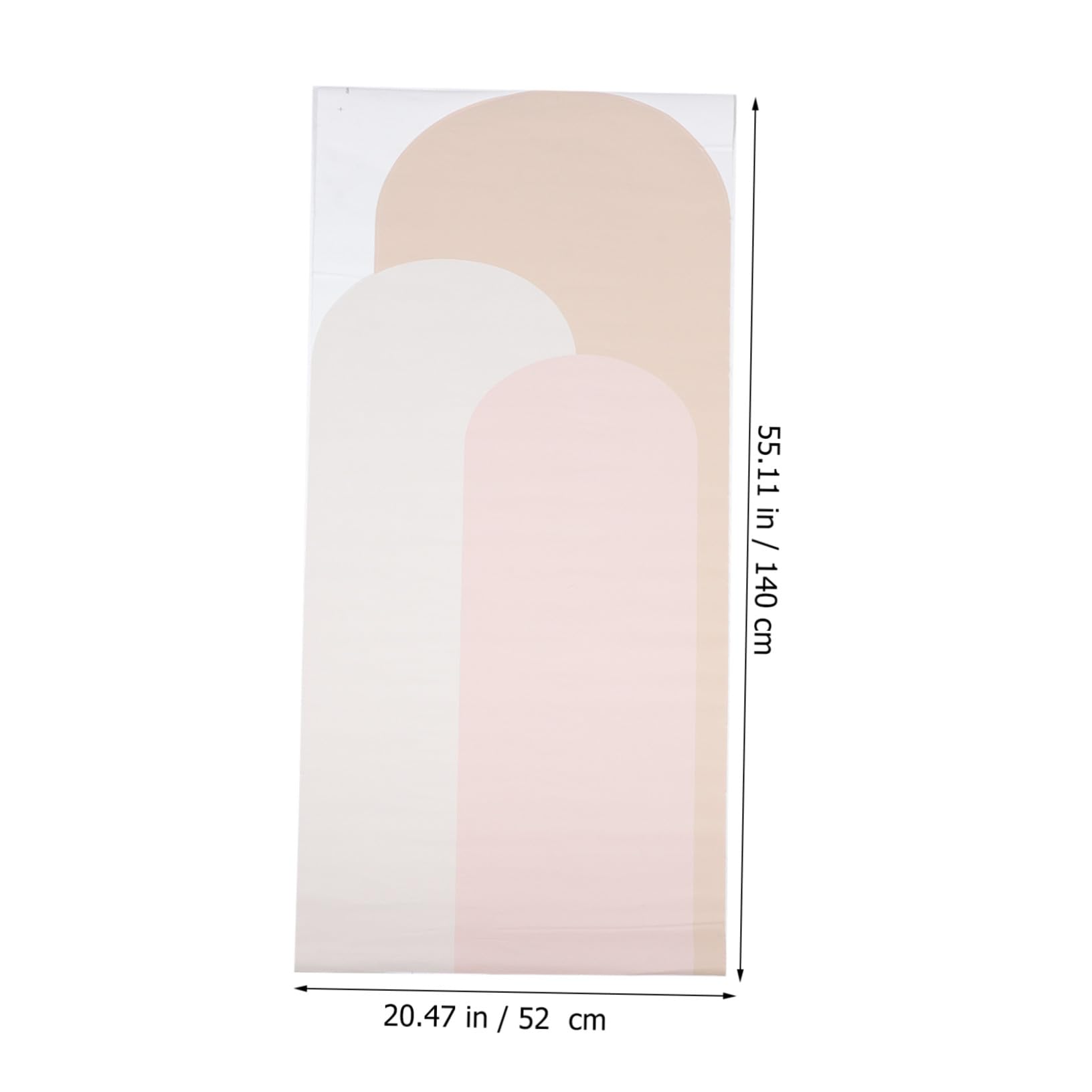 LIFKOME Pegatinas de Pared Geométricas Bohemias Adhesivas Pvc, Decoración Mural para Dormitorio Salón, 2 Piezas, Autoadhesivas y Modernas para Decoración Interior