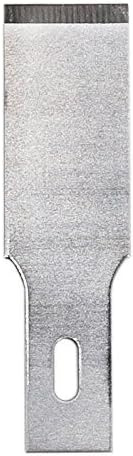 Excel Blades 22618 #18 Chisel Blade Set, 1/2 Inch Carbon Steel, Pack of 100 Blades for Craft Knives, Perfect for Chiseling, Shaving or Cutting Layers.