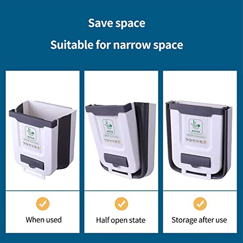 Eolaks Cestino Pieghevole - Pattumiera per rifiuti...