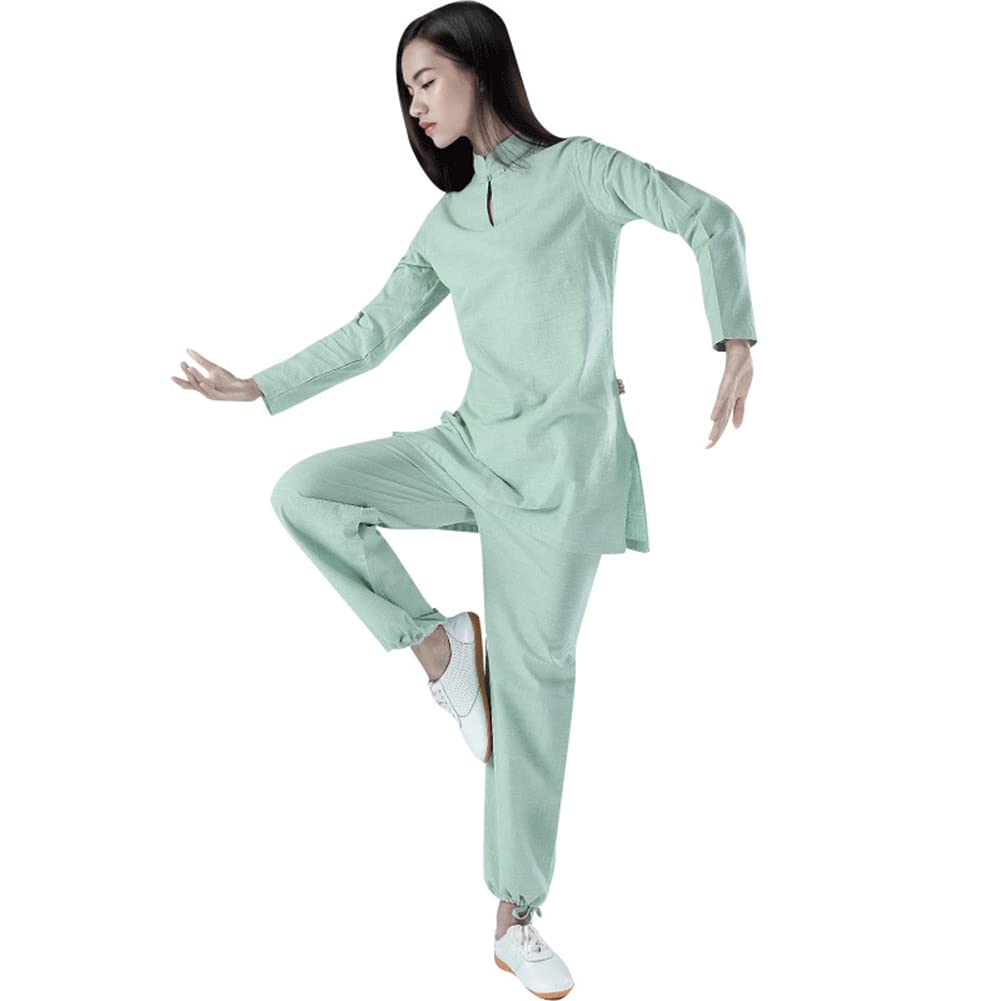 Amhuui Tai-Chi Uniform Women's Suit, Qi Gong Martial YongChun Shaolin Kung Fu Taekwondo Training, Clothing Clothing Chinese Classic Martial for Seniors Beginners Men Women