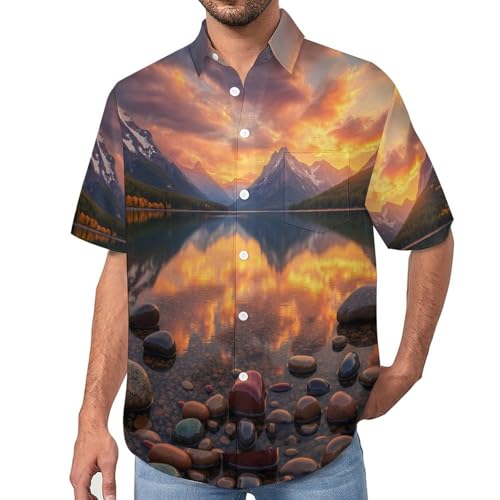 Chemise homme manches courtes 3D légère et facile d'entretien du S au 7XL