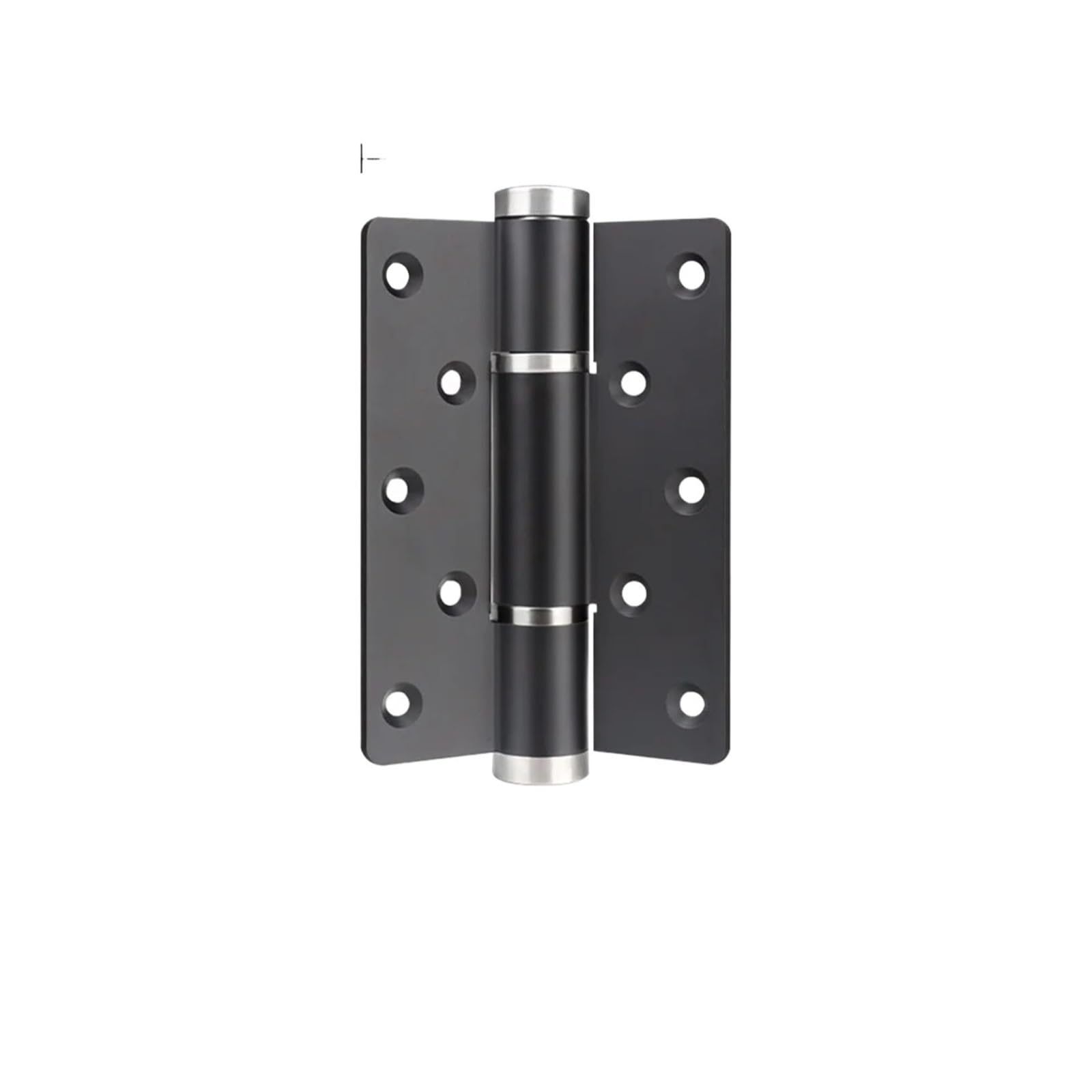 Rugaikerba Groove Type-Black Hydraulic Door Hinge, Aluminum Alloy Adjustable Hinges