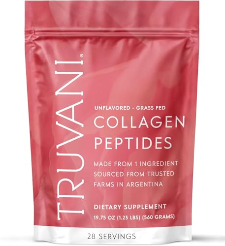 Truvani Hydrolyzed Collagen Peptides | Unflavored | 28 Servings