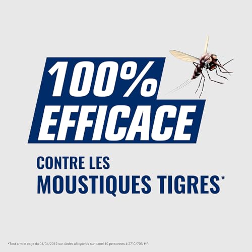 INSECT ECRAN - Anti-moustiques Zones Infestées - Efficacité 8h - Spray répulsif peau - Protection contre les piqûres de moustiques - 100 ml