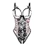 Pink White Black Leopard