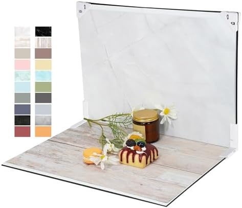 Yoocheese Photo Backdrop for Product Photography, 16.5×11.7in Compact Kit