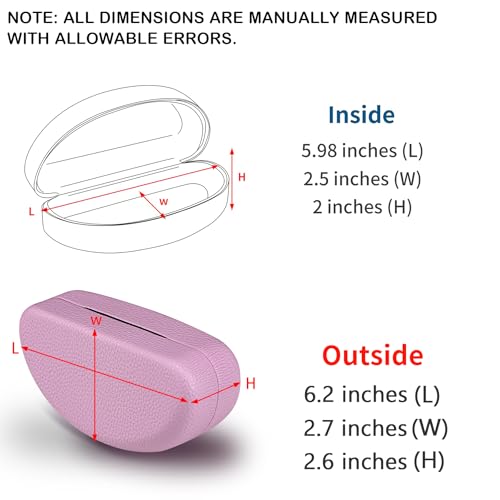 Image of Leather Extra Large Case for Most Sunglasses and Eyeglasses