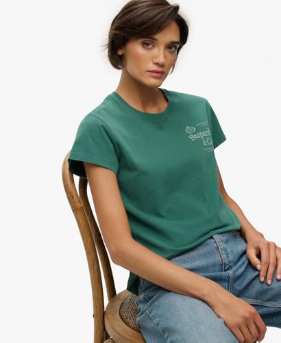 T shirt femme Superdry Luxe Casual - vue 3