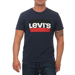 Levi’s Sportswear Logo Graphic T-Shirt Homme, Dress Blues, XL
