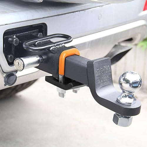 META Hardware Hitch Tightener for 1.25" and 2" Hitches, Heavy Duty Anti Rattle Hitch Stabilizer with Rubber Coated Reduce Movement On Hitch Mount Cargo Carrier Bike Rack, Orange (2 Pack) by META Hardware - Used condition - Image 2