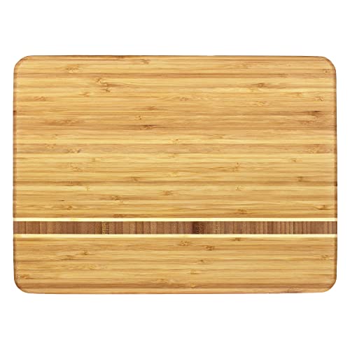 Totally Bamboo Martinique Bamboo Serving and Cutting Board, 15' x 11'