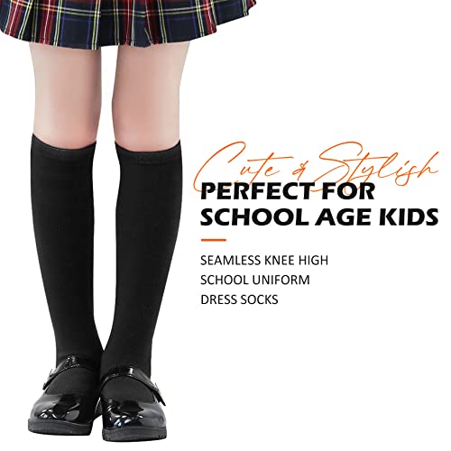 Century Star Girls Knee High Socks Kids Toddler Boys Seamless Long Sock School Uniform Dress Socks2