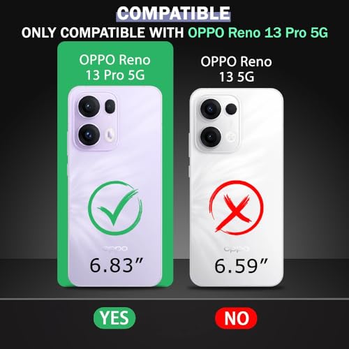 Image of TheGiftKart Tough Armor Bumper Back Cover Case for Oppo Reno 13 Pro 5G | Sliding Camera Cover, Kickstand & Ring Holder | 360 Degree Protection Back Cover for Oppo Reno13 Pro 5G (PC & TPU, Black)