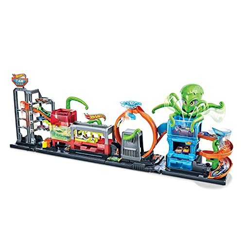 Lava-Rápido Ataque Extremo, Hot Wheels City, Mattel, Multicor