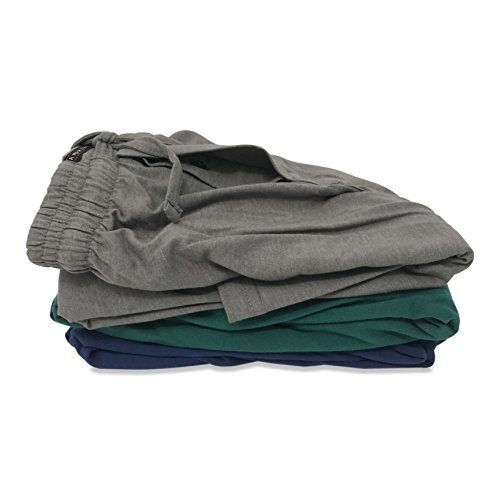 Image of Andrew Scott Men's Cotton Lounge Pants | Sleep Pajama Bottoms| Multi Packs | Drawstring & Pockets