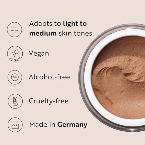 M. Asam Magic Finish Make-Up Mousse (1.01 Fl Oz) – 4in1 Primer, Foundation, Concealer & Powder With Buildable Coverage, Hides Redness And Dark Spots, Vegan, For Light To Medium Skin Tones