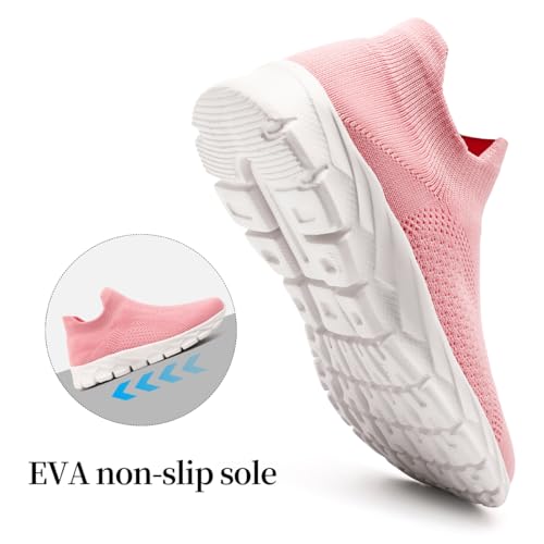 Image of Womens Shoes Running Walking Sneakers Slip On Sport Outdoor Casual Tennis Workout AthleticGym Shoes Lightweight Comfortable Fashion Fitness Shoes
