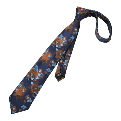 Image of Alizeal Mens 3.15'' Colorful Flower Pattern and handkerchief Necktie Set