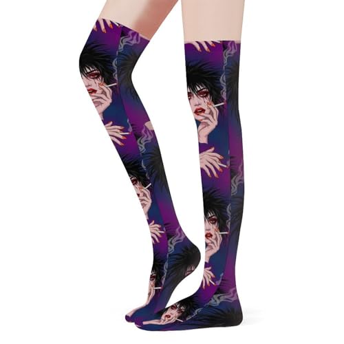 Compression Tube Socks Long For Soccer Football Sports Women Girls2