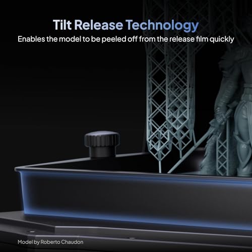 Image of ELEGOO Saturn 4 Ultra 12K Resin 3D Printer | Smart Automatic Leveling, 10-Inch 12K Monochrome LCD, 150mm /h Faster Printing Speed, 8.62 x 4.84 x 8.66 Inch Print Size