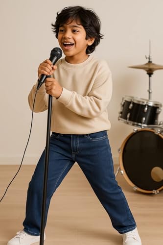 Image of Tales & Stories Boys Slim Fit Denim Jeans | 5-Pocket Stylish Mid-Rise Pants| Durable Cotton Denim Lycra with Button Closure | Casual Wear